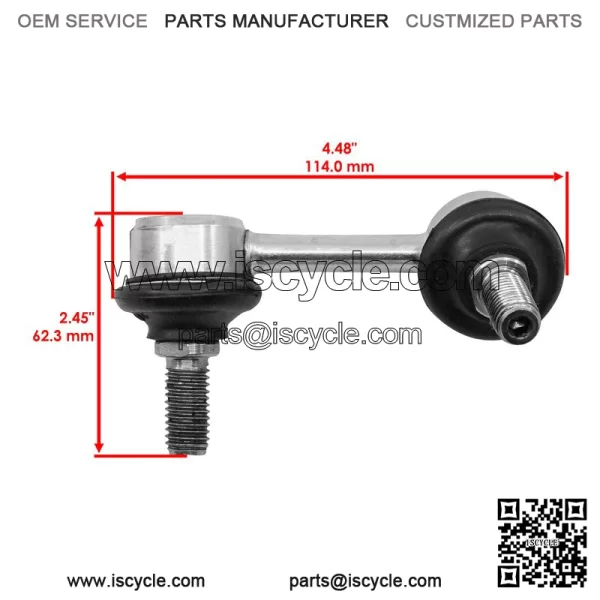 Can-Am Maverick X3 Max Turbo 2019-2024 Front Stabilizer Bar End Links (Left/Right) - Image 3