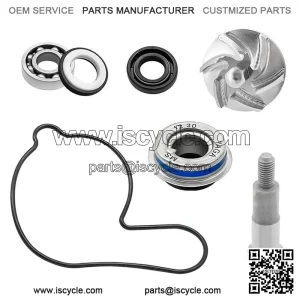 Water Pump Impeller Bearing Seal Shaft Kit for Honda TRX450R 2004 2005 2006-2009