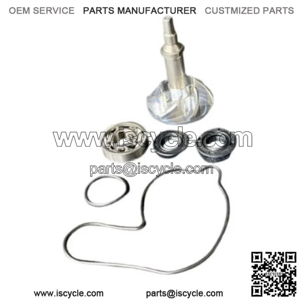 Water Pump with Bearing and Seal Rebuild Kit for Yamaha YFZ450