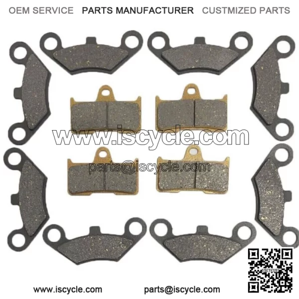 Front Rear Pads Sets For CF moto X5 X6 X8 U5 CF500 500CC CF600 600CC ATV