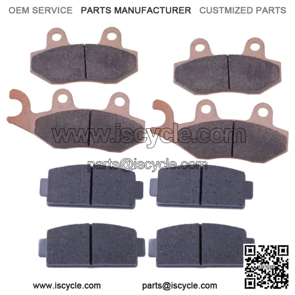8Pcs Front & Rear Brake Pads Fit for CF Moto CF500 CF600 CF800 Z-Force ATV hm