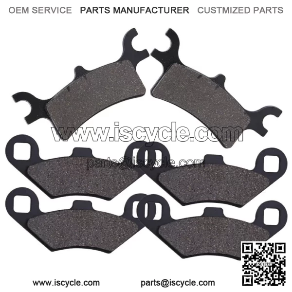 Front Rear Brake Pads for Polaris Sportsman 500 HO 4X4 2003-2009 ATV (For: Polaris) - Image 2
