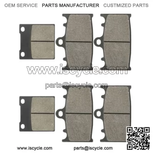 Front Rear Brake Pads for Suzuki GSX-R750 GSXR750 2000-2003 / TL1000S 1997-2001