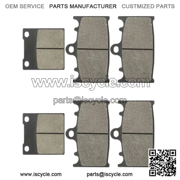 Front Rear Brake Pads for Suzuki GSX-R750 GSXR750 2000-2003 / TL1000S 1997-2001