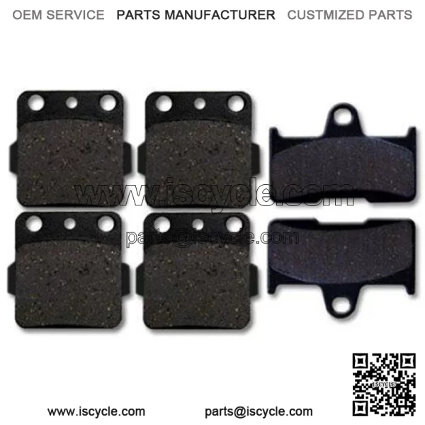 YAMAHA Front + Rear Brake Pads Grizzly 660 (02-08) NEW (For: Yamaha)