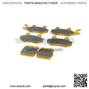 Yamaha YFZ 450 Ceramic Brake Pad Set Front & Rear 2004-2005 (For: Yamaha)