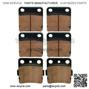 Front Rear Brake Pads For Yamaha Wolverine 350 YFM350FX 1995-2005 (For: Yamaha)
