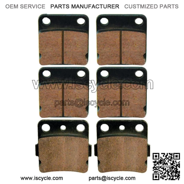Front Rear Brake Pads For Yamaha Wolverine 350 YFM350FX 1995-2005 (For: Yamaha)