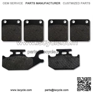 Yamaha Front + Rear Brake Pads YFM 400 450 Grizzly (07-10) Wolverine (06-10) (For: Yamaha)