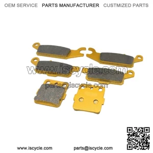 Yamaha Raptor 250 Ceramic Brake Pad Set Front & Rear 2008-2013 (For: Yamaha)