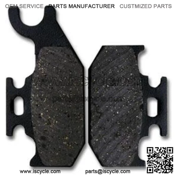 Yamaha Rear Brake Pads Grizzley YFM 400 450 (07-08) Wolverine (06-10) (For: Yamaha) - Image 2