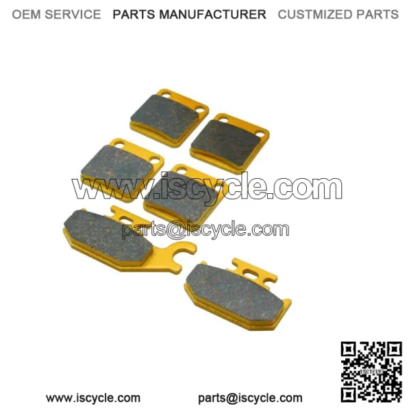 Yamaha YFM Wolverine 450 2006-2010 Ceramic Brake Pad Set (For: Yamaha)