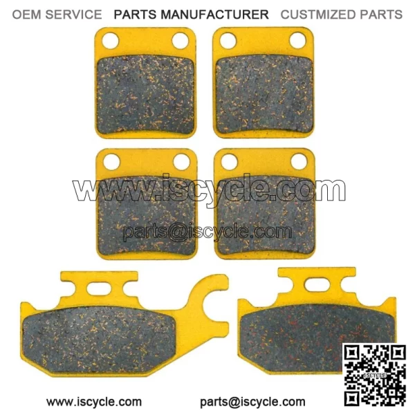 Yamaha YFM Wolverine 450 2006-2010 Ceramic Brake Pad Set (For: Yamaha) - Image 2
