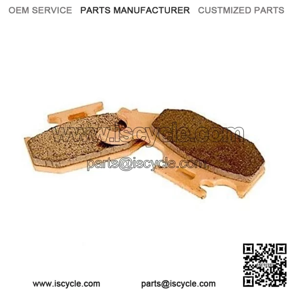 2007 Yamaha Grizzly 450 YFM450 4x4 Front and Rear Brake Pads Severe Duty (For: Yamaha) - Image 2