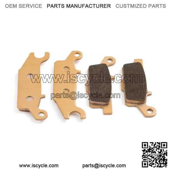 Front Rear Brake Pads For Yamaha Grizzly YFM700F 07-22 Grizzly 550 700 YFM550F (For: Yamaha) - Image 3