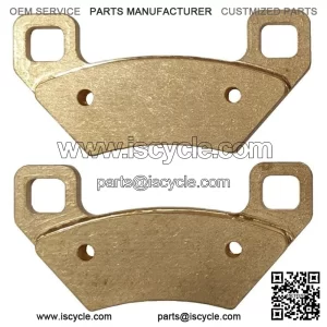 Solid Brass Brake Pads BP-DBK for Honda TRX Front Disc Brake Conversion (For: Honda)