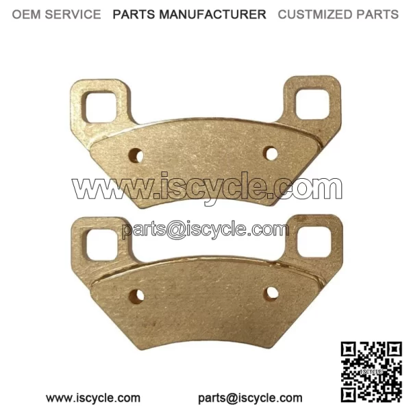 Solid Brass Brake Pads BP-DBK for Honda TRX Front Disc Brake Conversion (For: Honda) - Image 2