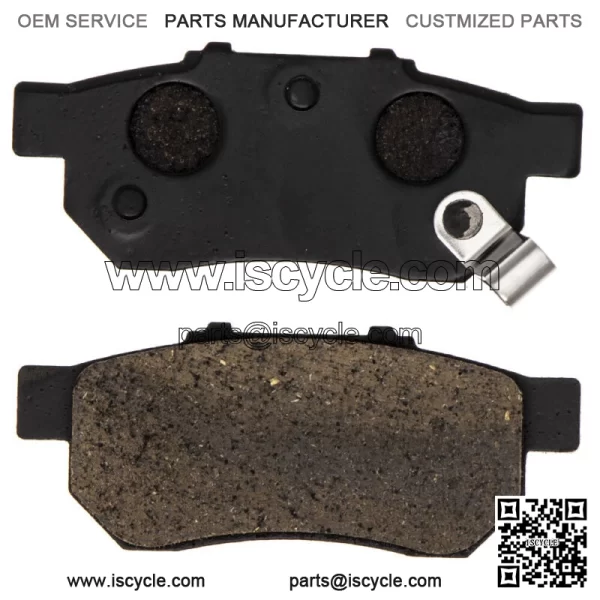 Brake Pad Kit for Honda Big Red 700 06451-HL1-A01 Front Rear Organic (For: Honda) - Image 4