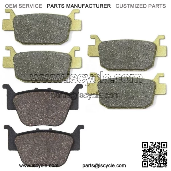 For Honda Rincon 680 Front Rear Brake Pad TRX680FA FA5 TRX680FGA 4x4 2006-2023 (For: Honda)