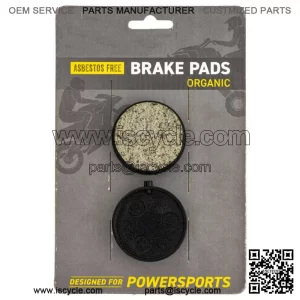 Brake Pad Set for Yamaha Exciter II LE Venture GT Phazer SR540 Center Organic (For: Yamaha)