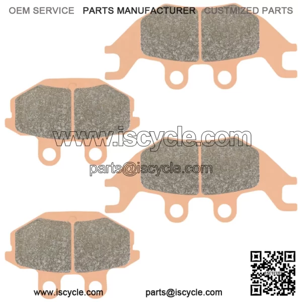 Front & Rear Brake Pads For Kawasaki Brute Force 300 KVF300 12-18 22-23 Sintered - Image 5