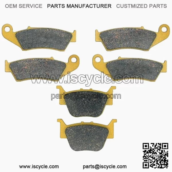 Honda TRX450 R/ER 2004-2014 Ceramic Brake Pad Set Front & Rear - Image 2