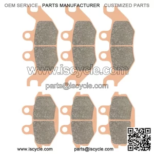 Front and Rear Sintered Brake Pads For KVF300 Brute Force 2012-2024