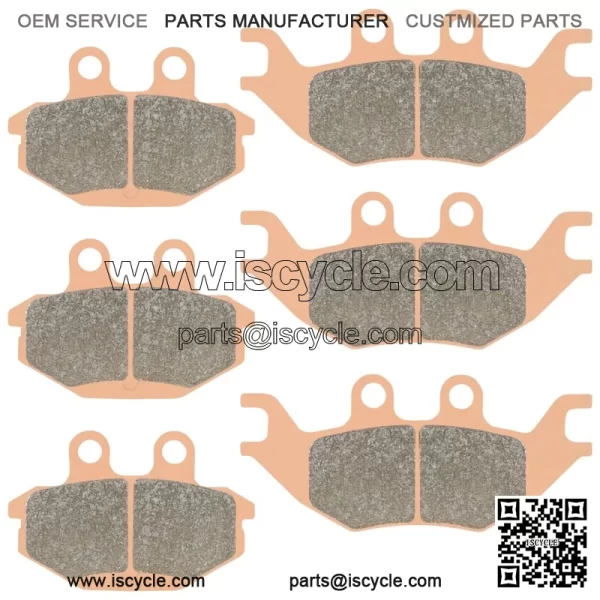 Front and Rear Sintered Brake Pads For KVF300 Brute Force 2012-2024 - Image 5