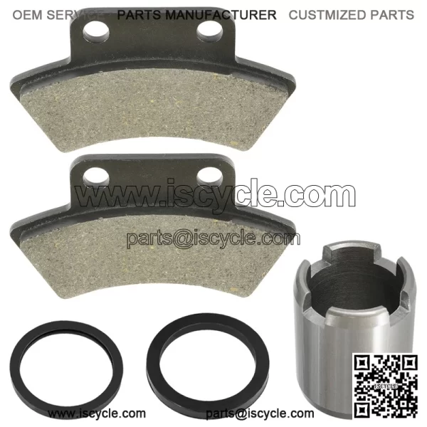 Polaris Scrambler 500 1997 Rear Brake Caliper Piston & Pads - Image 4