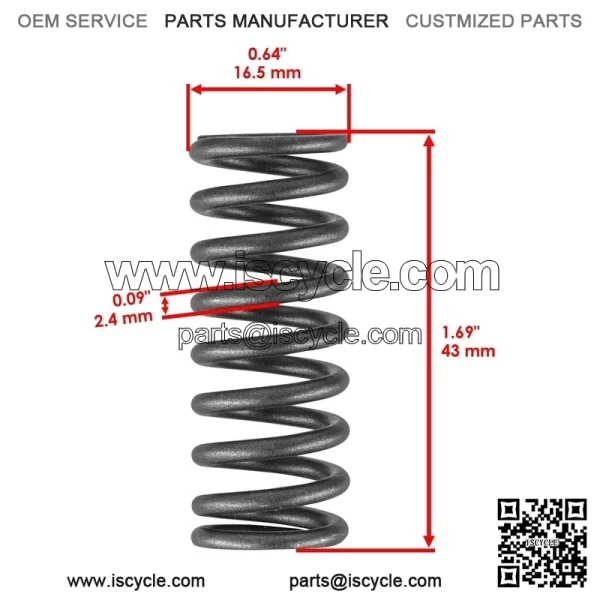 Clutch Springs For Yamaha XS500 1975-1978 / XS650S Special 1978-83 / XS750 77-79 - Image 2