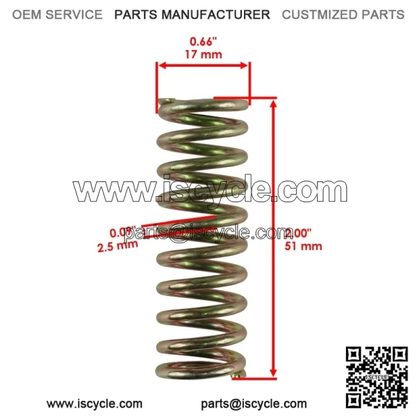 Clutch Springs For Yamaha Tenere 700 XTZ07 21-25 / FZ07 2015-17 / 90501-237L0-00 - Image 2