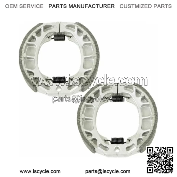 Front Rear Brake Shoes For Honda CT 70 90 Trail, 1969-1975 CT70, 1966-1975 CT90 (For: Honda CT110)