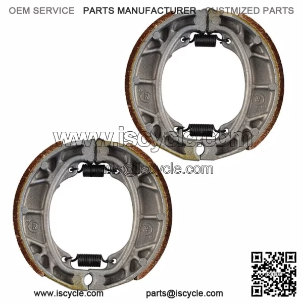 Brake Shoes Front Rear 2 Sets For Honda S90 C70 CL70 CT90 ST90 Z50R CF50 CH125 (For: Honda CT110) - Image 4
