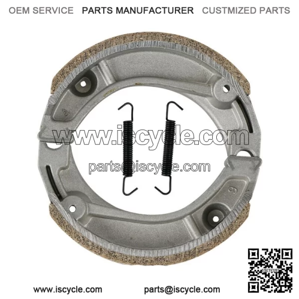 Front Rear Brake Shoes Pads for Honda CB125S CR125M CR80R CT70 CT90 ST90 XL100 (For: Honda CT110)