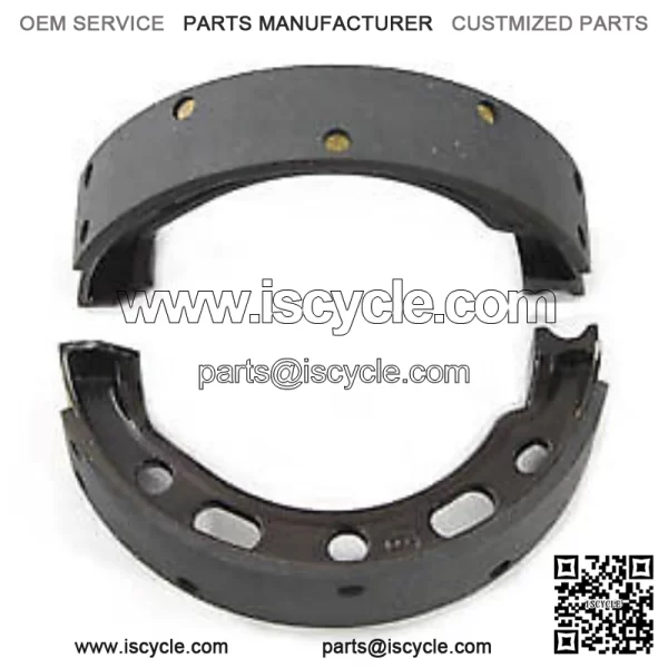 Cast Iron Rear Brake Shoe Set fits Harley Davidson