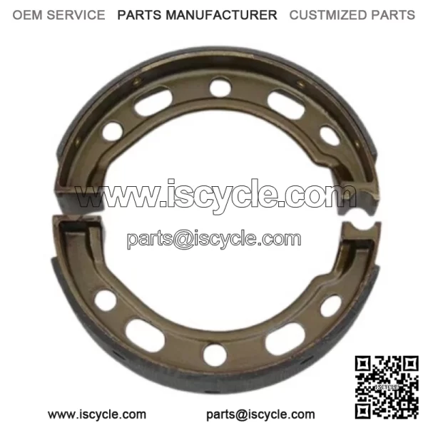 Cast Iron Rear Brake Shoe Set fits Harley Davidson - Image 2