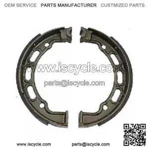 Replica Mechanical Rear Brake Shoe Set fits Harley Davidson 23-1750