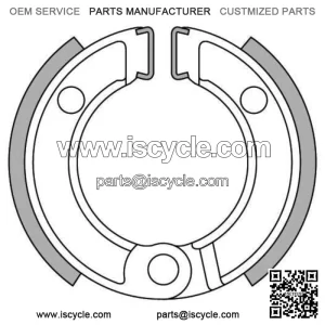 Front Brake Shoes for Honda QR50 1983-1998