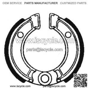 Brake Shoes Inc Springs Fits Honda QR 50