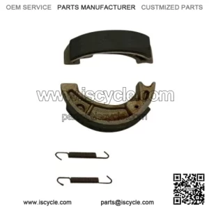 Pair Brake Shoes Rear Honda Qr 50 From 1993
