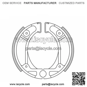 Brand New * * Rear Brake Shoes For HONDA QR50 50cc '91-98