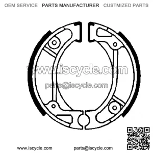 spring brake shoes ALTN: 7378490