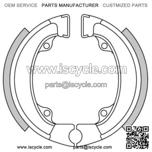 Rear Brake Pads GF.1198 Honda OR 50 / PX 50 / QR 50 ED