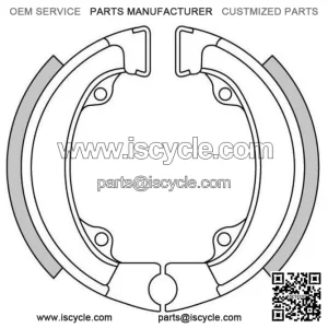 Brake shoes rear GF.1198 Honda or 50/PX 50/QR 50 and