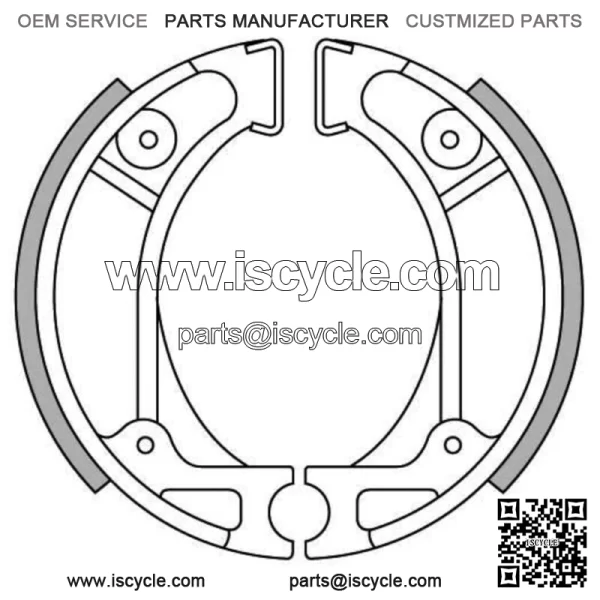 Rear Brake Shoes for Honda QR50 1991-1998