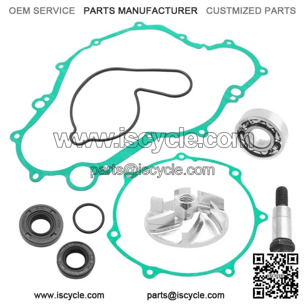 Water Pump Rebuild Kit for Yamaha YFZ450 2004-2013 Impeller Bearing Shaft Gasket - Image 4