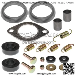 Polaris Scrambler 500 4X4 2005-2012 Exhaust Muffler Kit