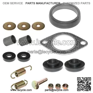 Polaris Scrambler 500 4X4 2001-2004 Exhaust Muffler Kit