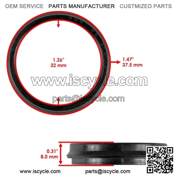 Swing Arm Oil Seal For Yamaha Big Wheel 200 BW200 1985-1988 / RD200 1974-1976 - Image 2