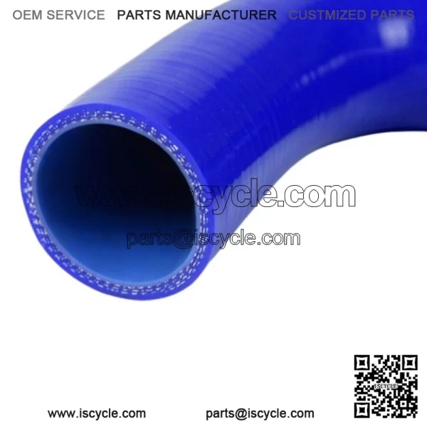 Blue For Yamaha YFZ450X 10-11/YFZ450R 2009-2013 Silicone Radiator Coolant Hoses - Image 2